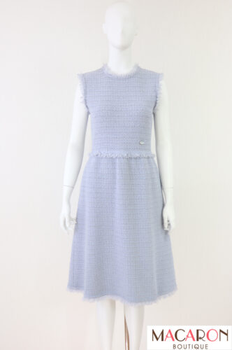 ニットツイードワンピース　6312090　2023年商品　美品