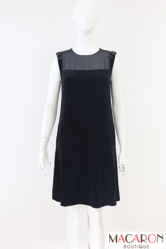 デコルテシースルーベロアワンピース　32196　新品同様