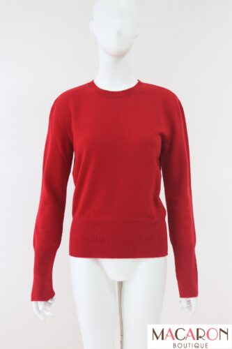 Fロゴカシミヤニットセーター　40102　美品